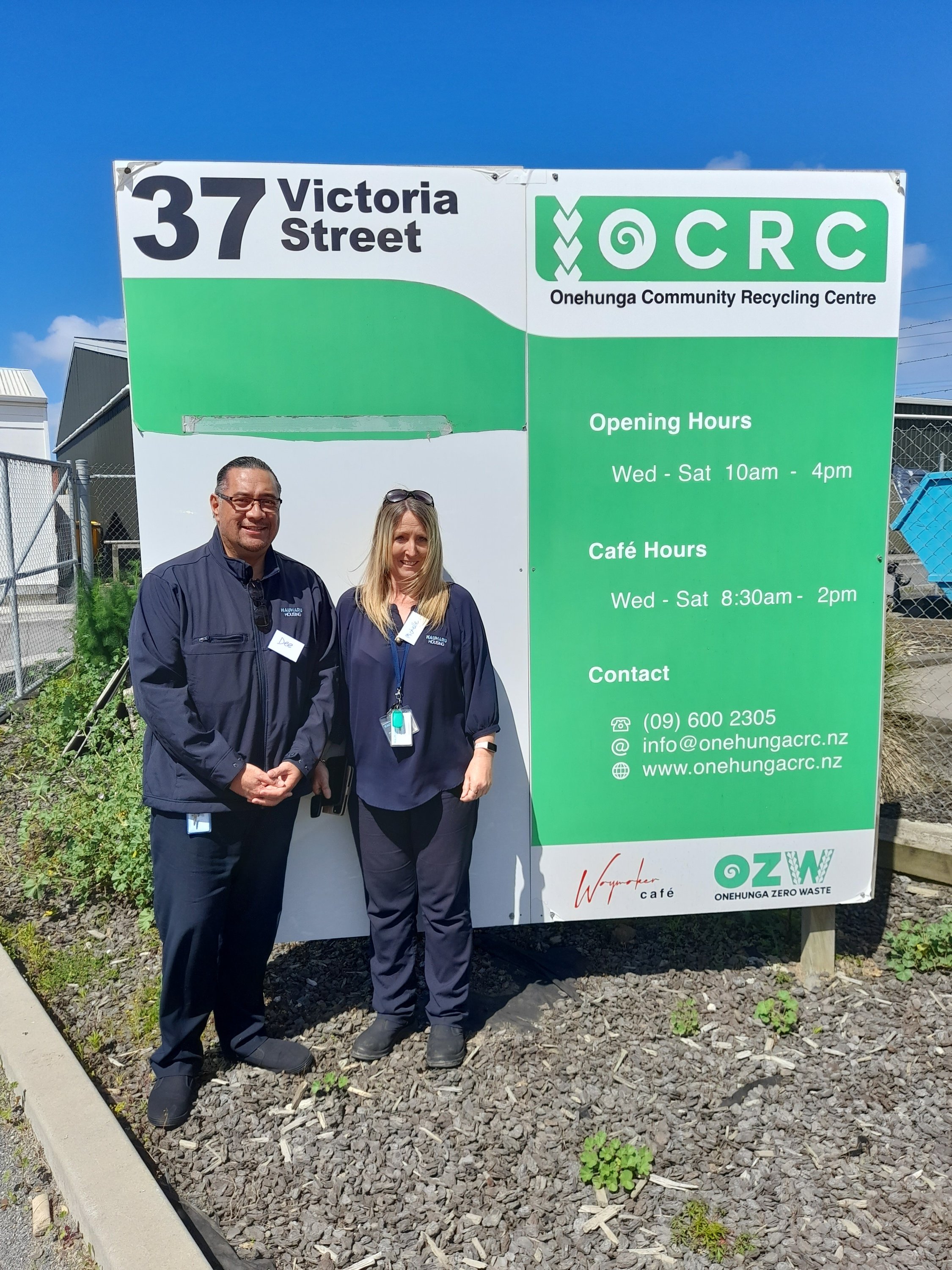 Visit to Onehunga Community Recycling Centre