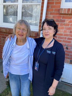 Mirela with Dallington Court tenant