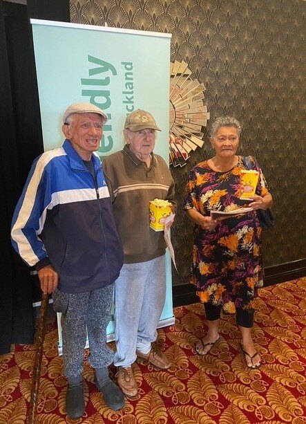 Tenants of Beach Haven’s Shepherds Park attending dementia friendly movie