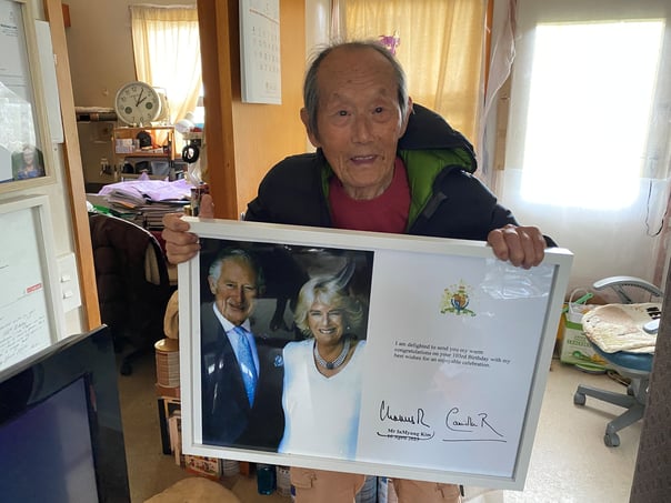 Mr Kim 103 birthday