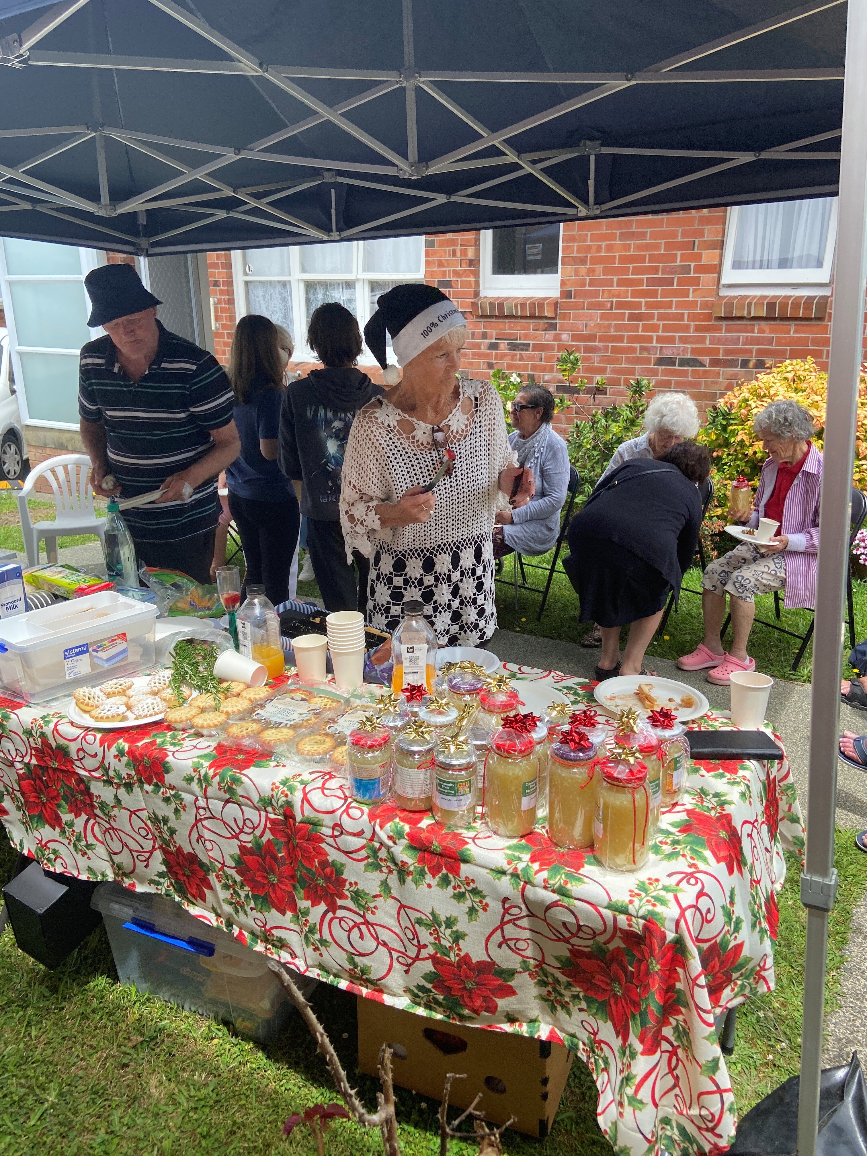 Milford’s Dallington Court tenants received gifts of homemade jam and marmalade from C3 Church in Albany.