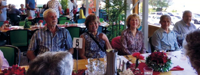 Tenants of Milford’s Gordon Court had their Christmas celebration at the Bays Club in Browns Bay.