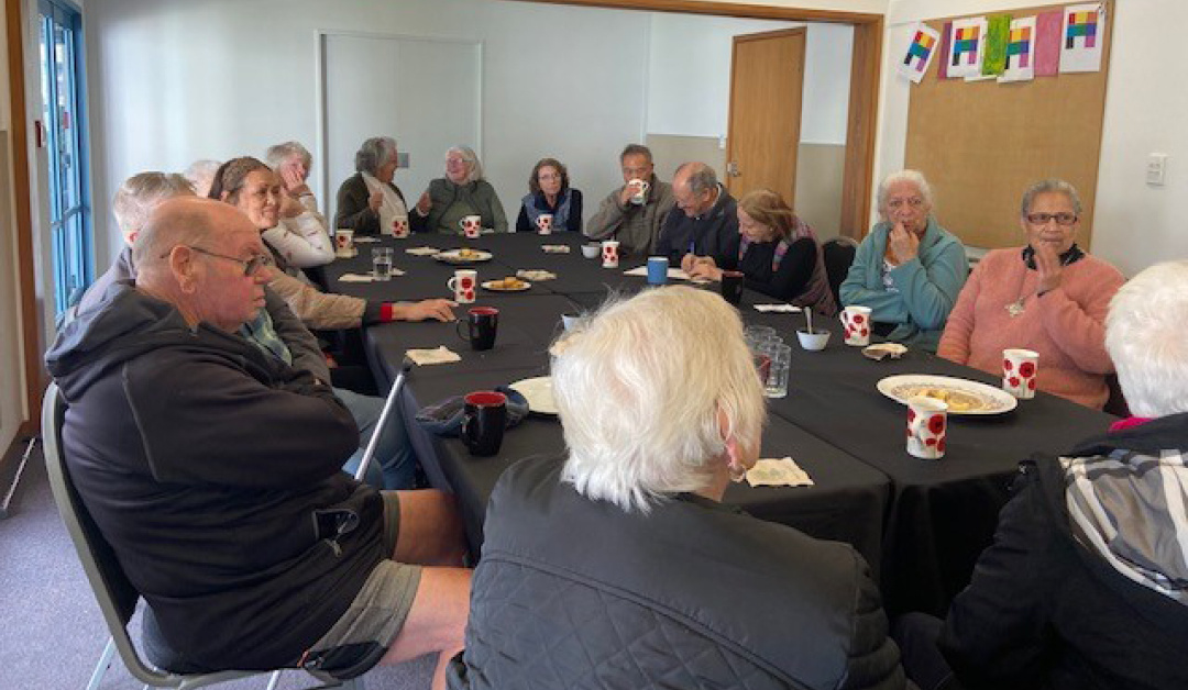 Morning tea at The Rose Centre