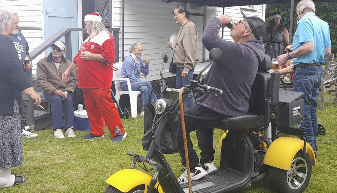 Te Atatu’s Kaumatua Court even hosted Santa on his motorcycle!