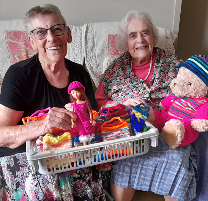 Knitting up a storm for children’s charities